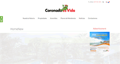 Desktop Screenshot of coronadoesvida.com